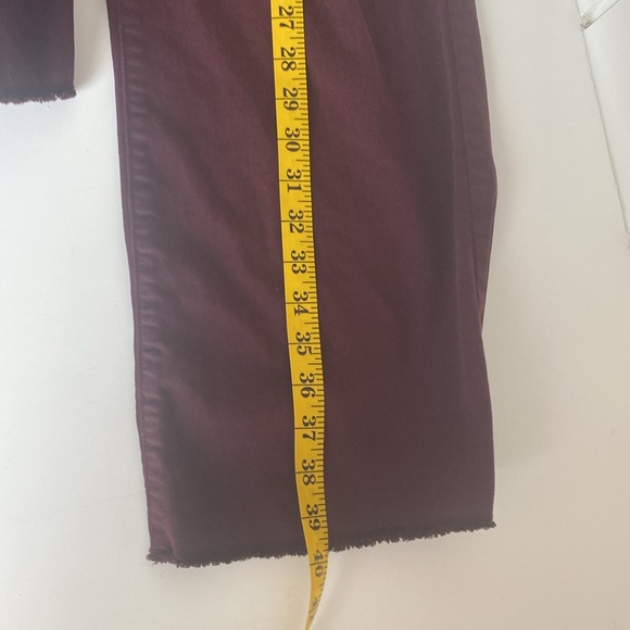 American Eagle Hi-Rise, super stretch, size 14, merlot coloured pants - Picture 8 of 8